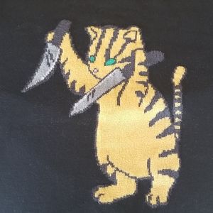 Cat Attacks Sweater M